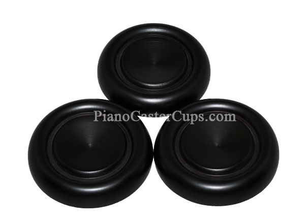 black grand piano caster cup