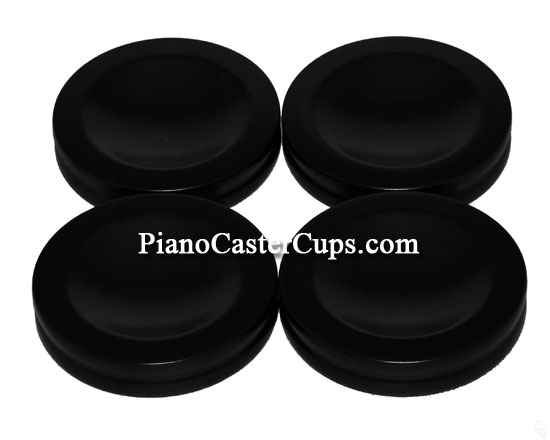 black upright piano caster cups