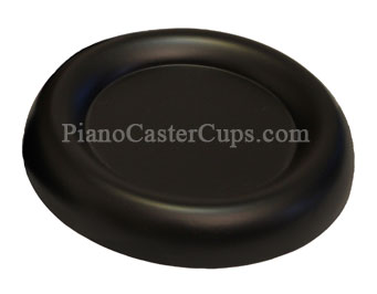 black piano caster cups