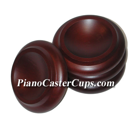 mahogany piano caster cups for upright pianos